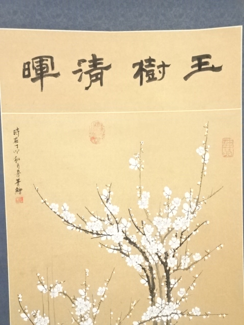 道具 ] - 道具 中国画 玉樹清暉 肉筆紙本掛軸 | ネットショップ圭